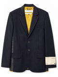Off-White Men's Navy/Gray Sport Coat Blazer – Size 46