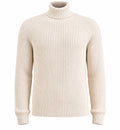 BOSS Men's Signature Knit Sweater in Beige – Size XL