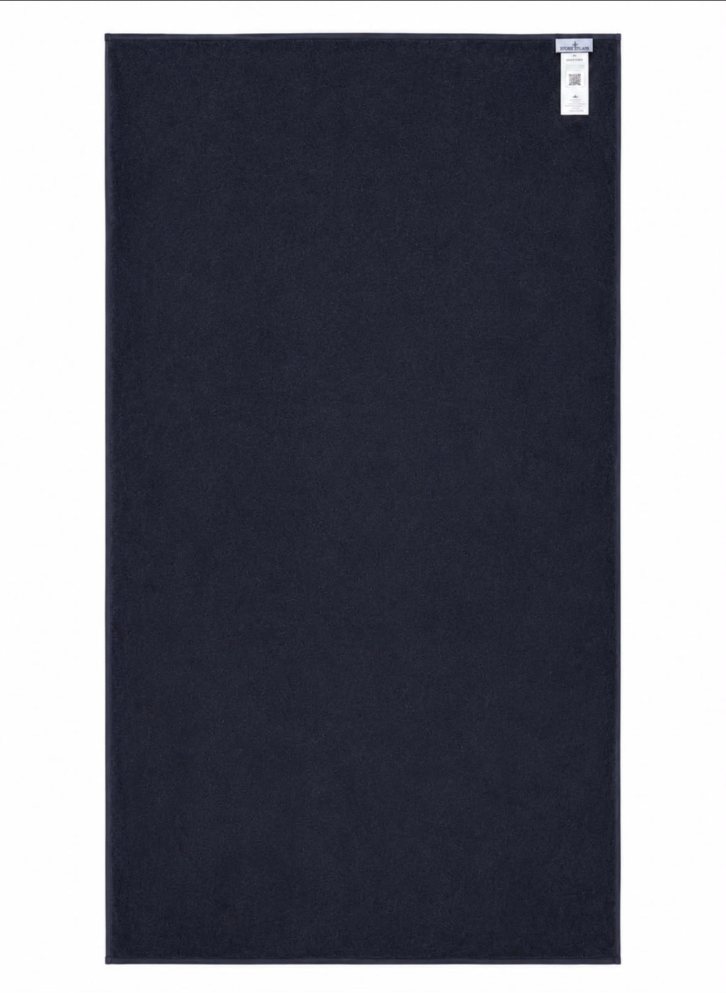 Stone Island Marine Blue Compass Logo Beach Towel