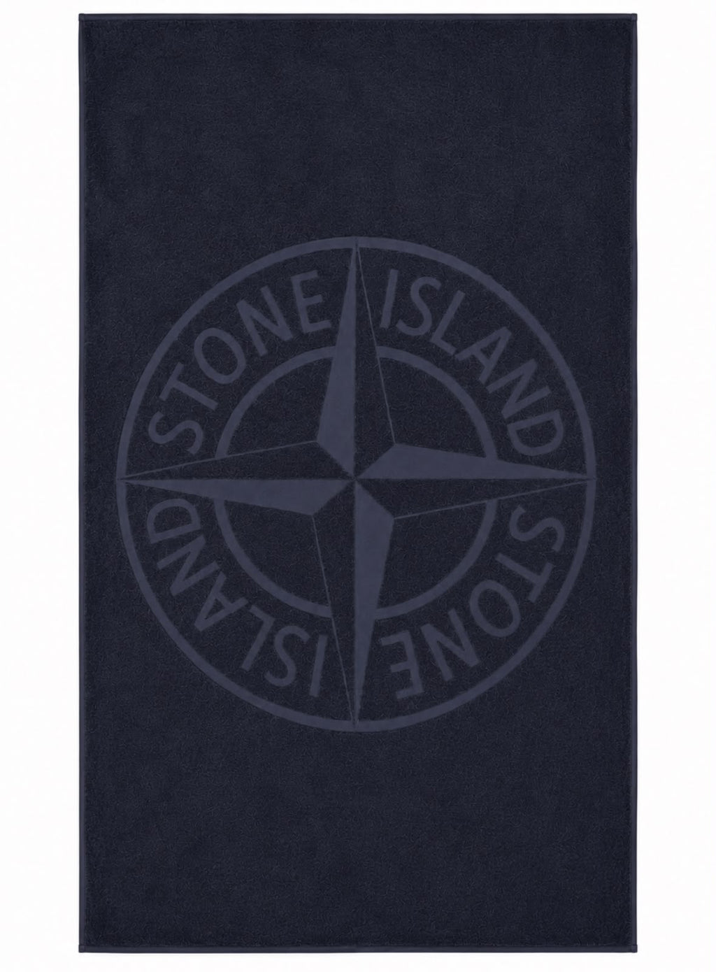 Stone Island Marine Blue Compass Logo Beach Towel