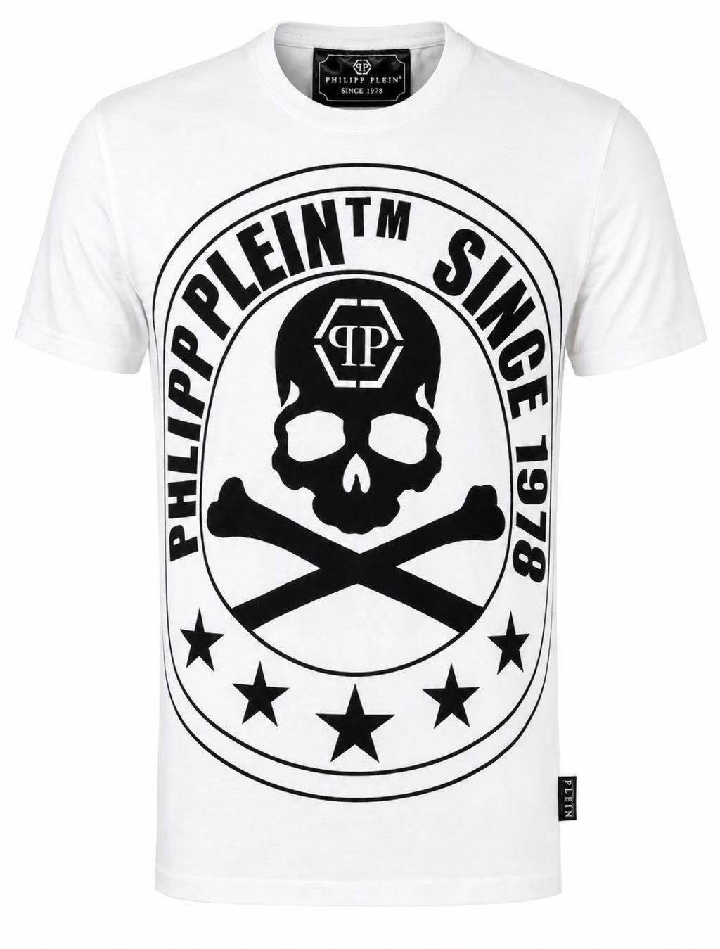 Philipp Plein Men's Graphic T-Shirt in White – Size L