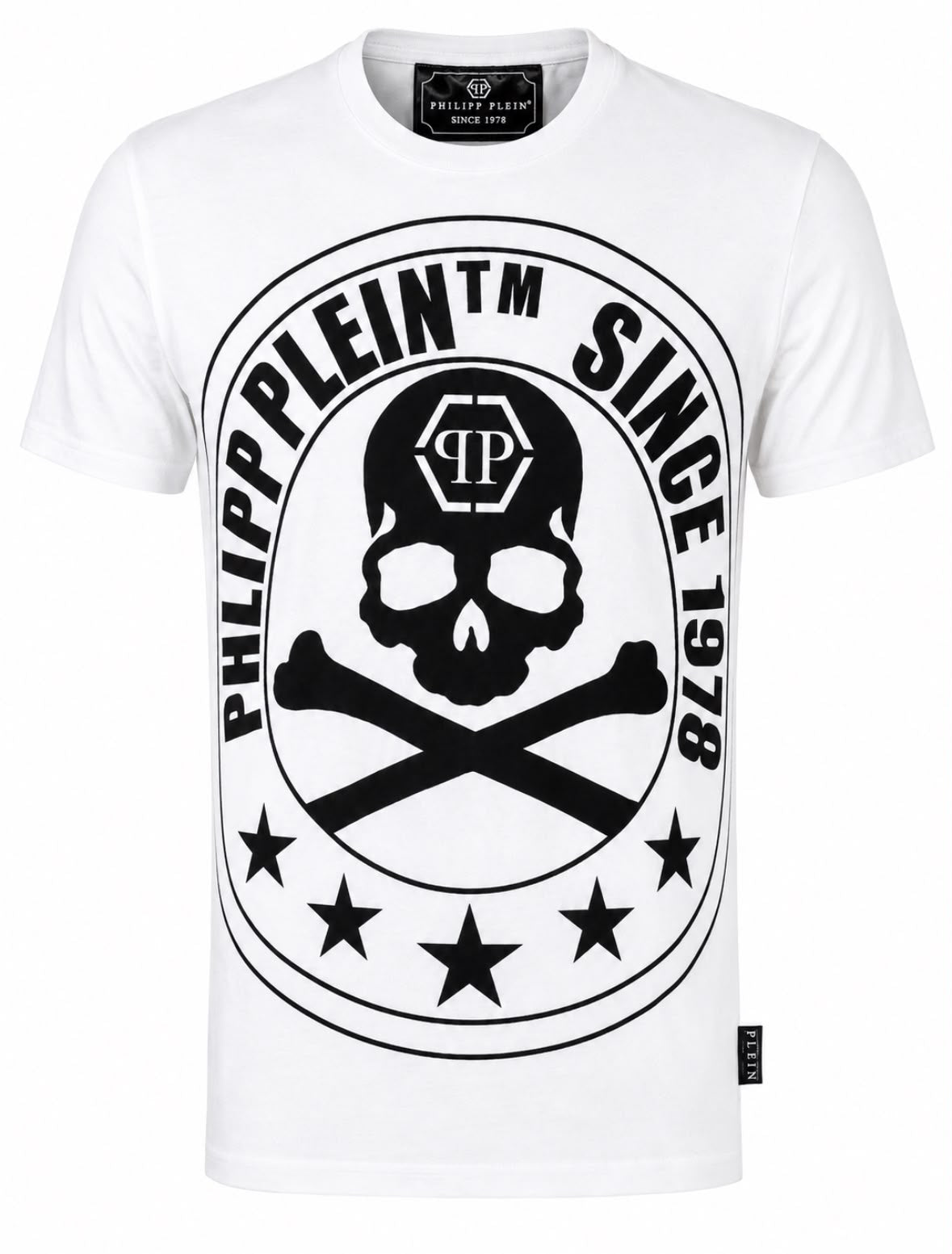 Philipp Plein Men's Graphic T-Shirt in White – Size L