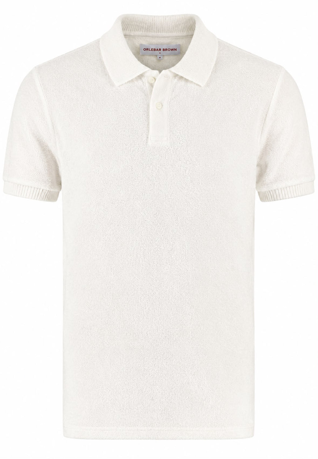 Orlebar Brown Men's Canvas Polo Shirt in Brown – Size XL