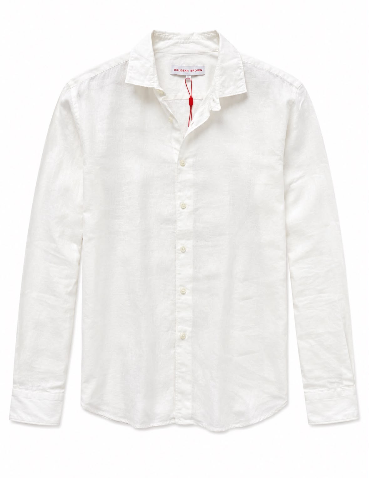 Orlebar Brown Men's Tailored Shirt in White – Size L