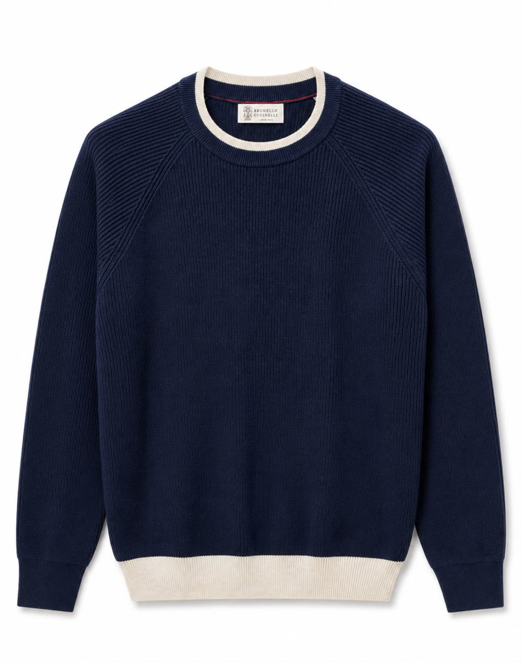Brunello Cucinelli Men's Luxury Knit Sweater in Navy – Size 50