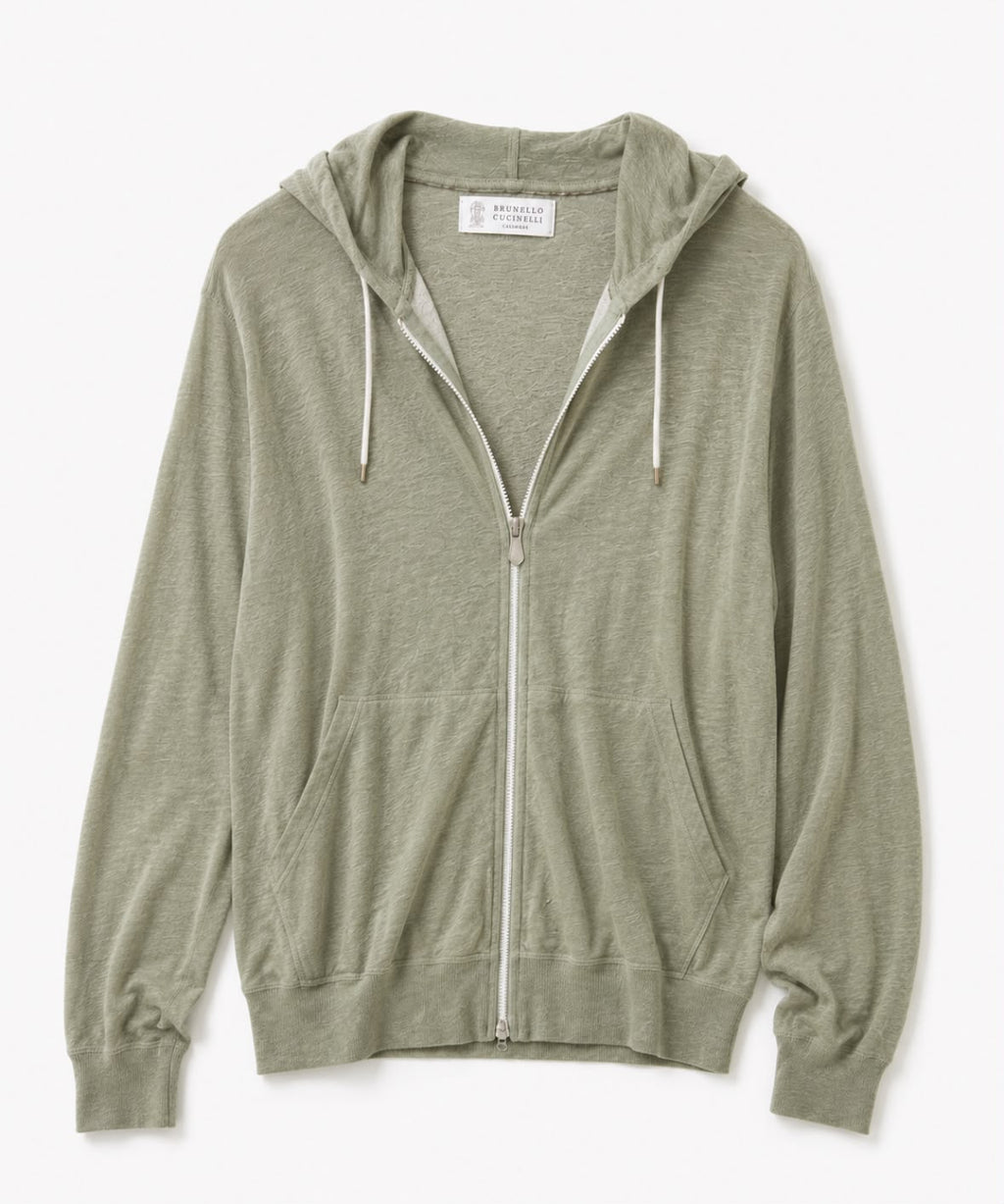Brunello Cucinelli Men's Luxury Knit Sweater in Green – Size 50