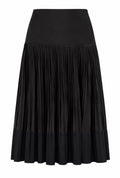 Plan C Women's Contemporary Skirt in Black – Size 40