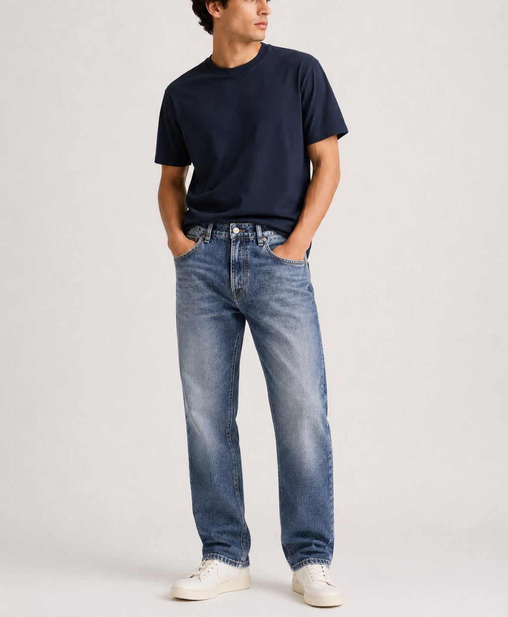Moorer Pavel 10 Dark Blue Denim Jeans
