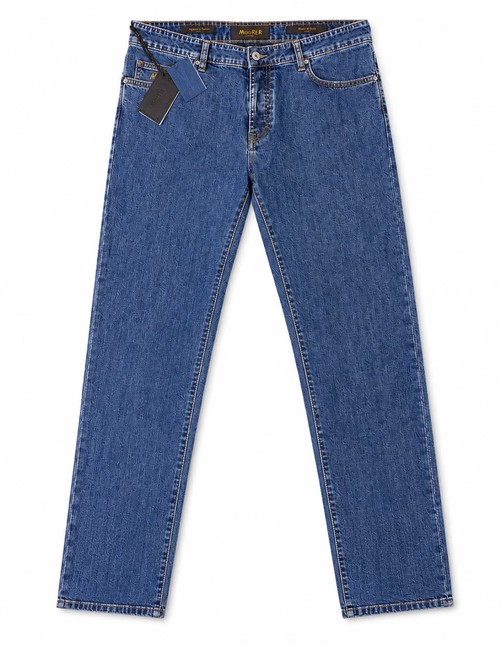 Moorer Pavel 998 Wash Cotton Denim Jeans Size 35