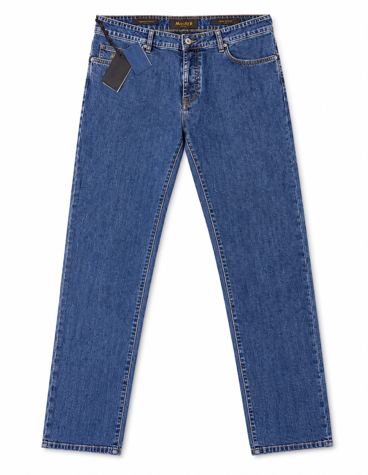 Moorer Pavel 998 Wash Cotton Denim Jeans Size 35