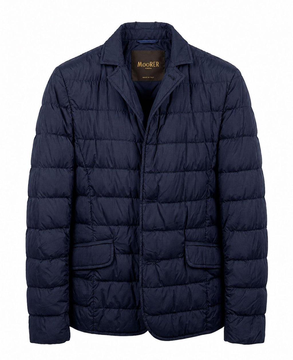 MooRER Navy Feyem puffer Coat Size 48/38