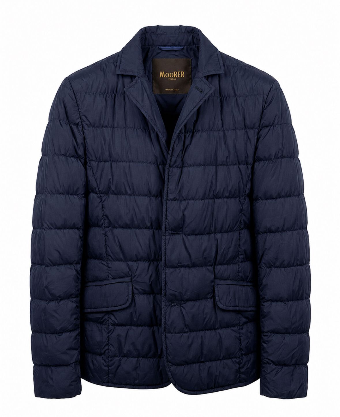 MooRER Navy Feyem puffer Coat Size 48/38