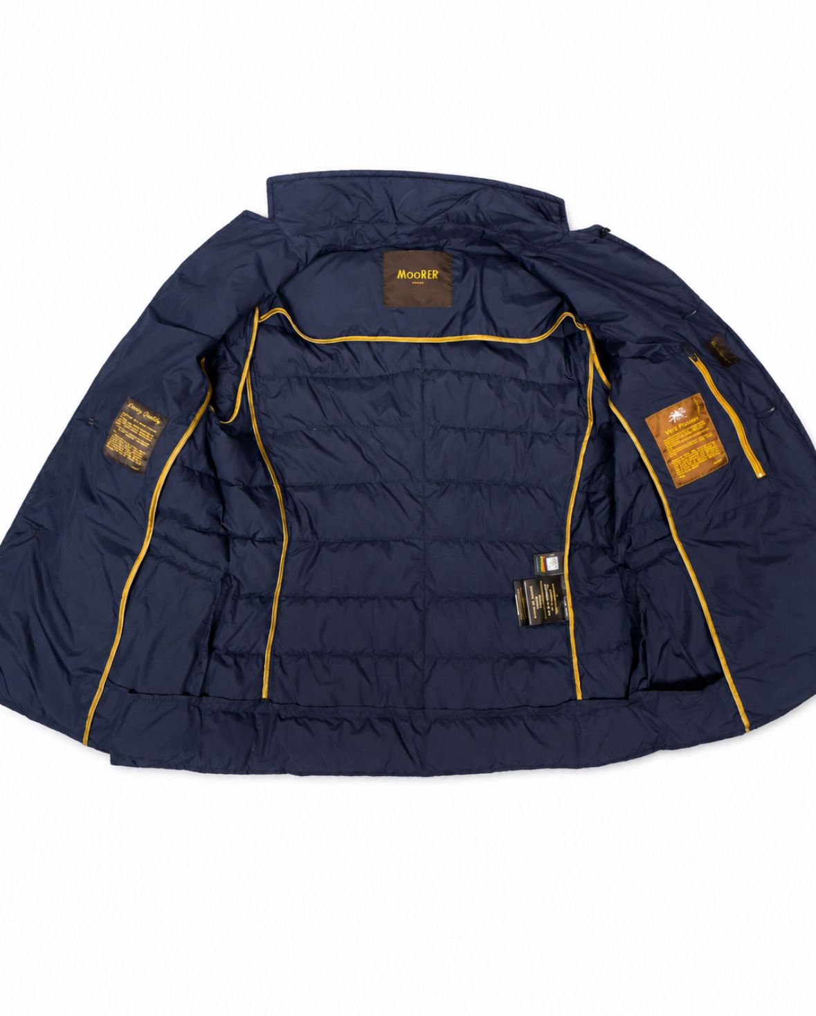 MooRER Navy Feyem puffer Coat Size 48/38