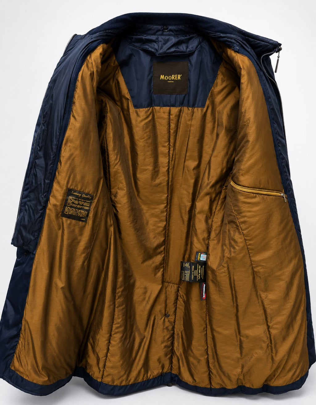 mooRER Navy Feyem Downcoat size 50/40