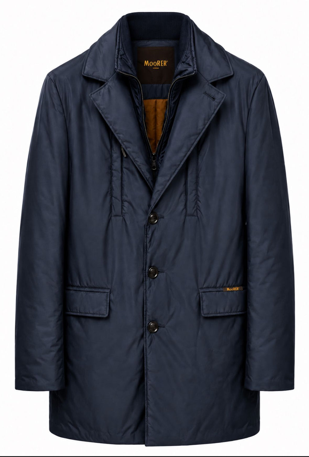 mooRER Navy Feyem Downcoat size 50/40