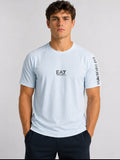 Emporio Armani EA7 Short Sleeve Blue T Shirt
