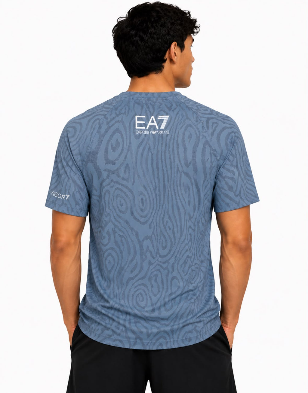 Emporio Armani EA7 Blue T Shirt
