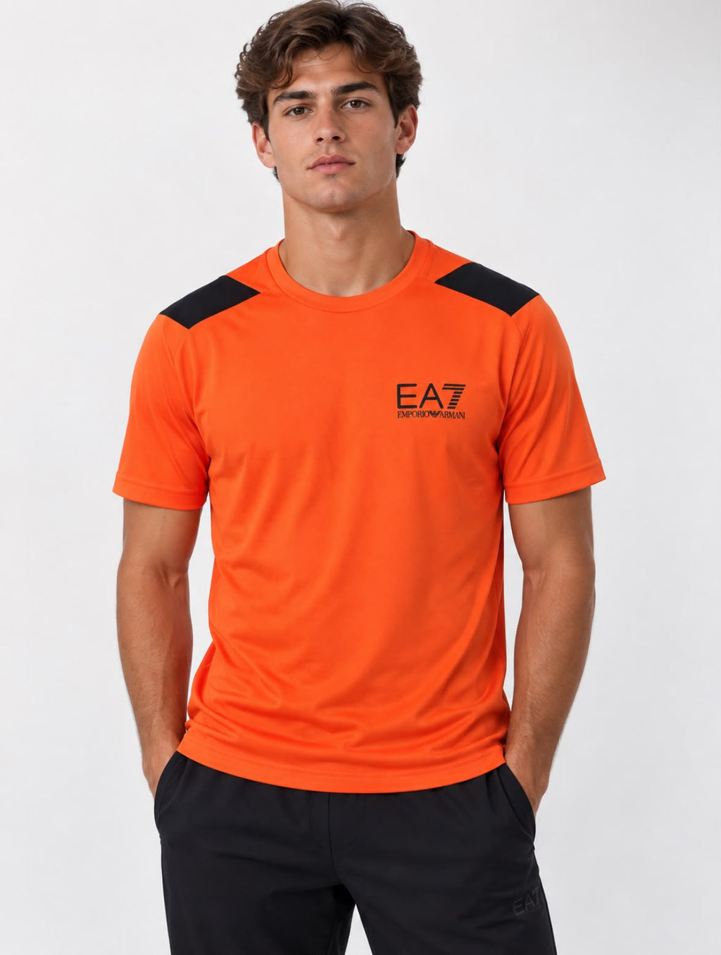 Emporio Armani Orange T Shirt