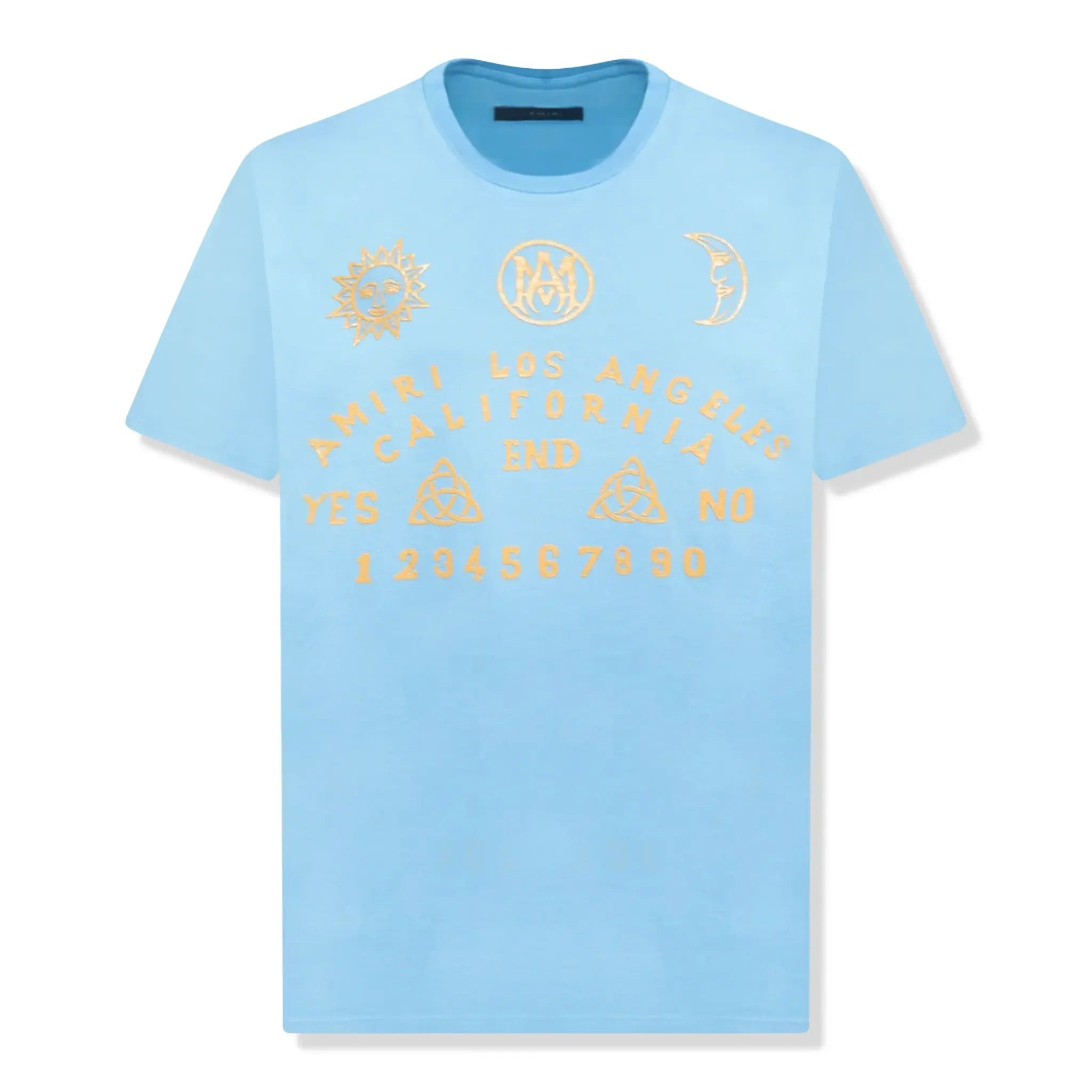 Amiri Carolina Blue Ouija Board T-Shirt