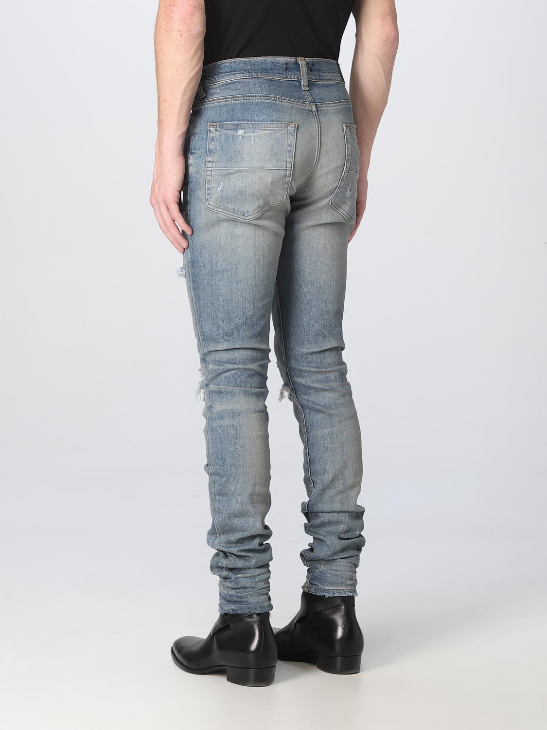 Amiri Thrasher Plus Denim Jeans - Clay Indigo