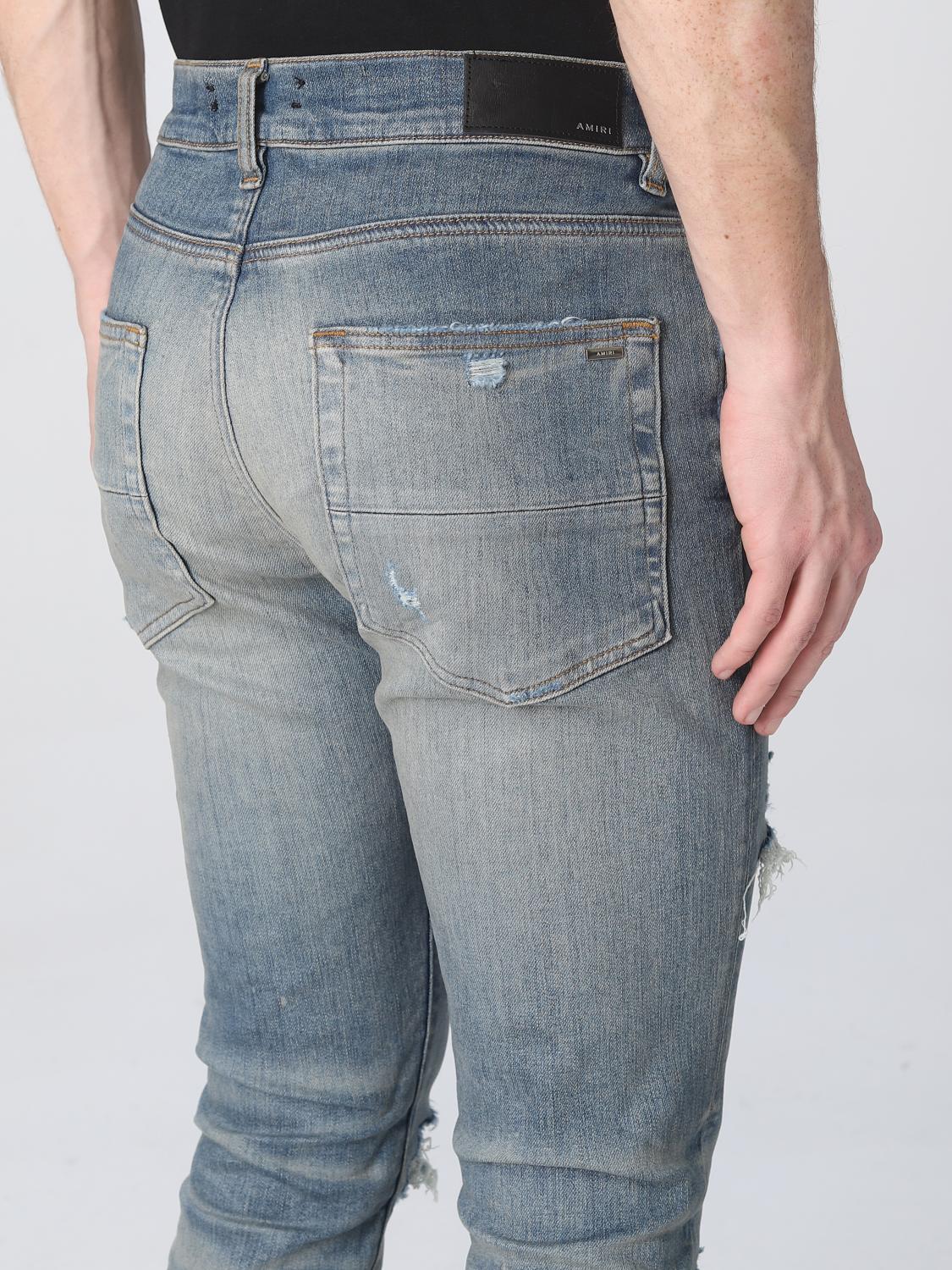 Amiri Thrasher Plus Denim Jeans - Clay Indigo