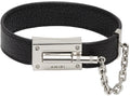 Amiri Pebbled Jax Bracelet Black