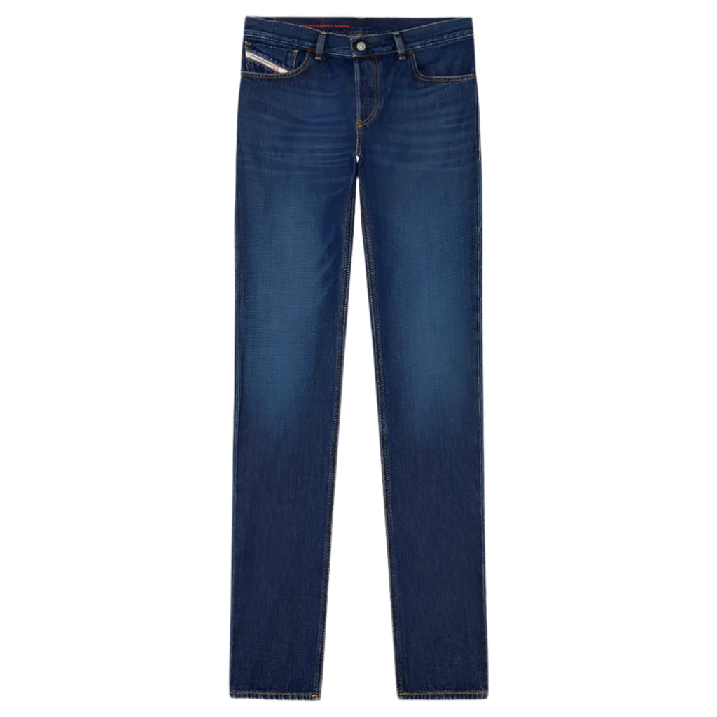 Diesel D-Sark Dark Blue Straight Fit Denim Jeans