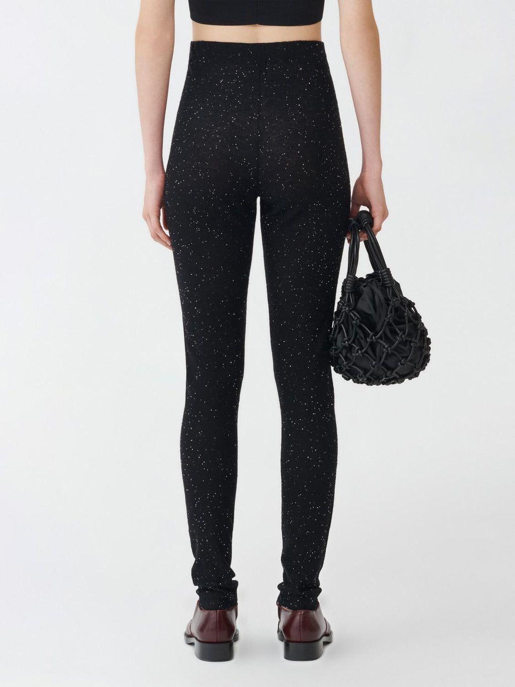 Fabiana Filippi Knit Leggings - Black