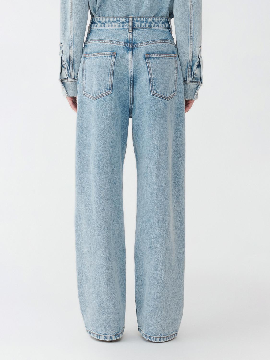 Fabiana Filippi Indigo Denim Wide Leg Trousers - Blue