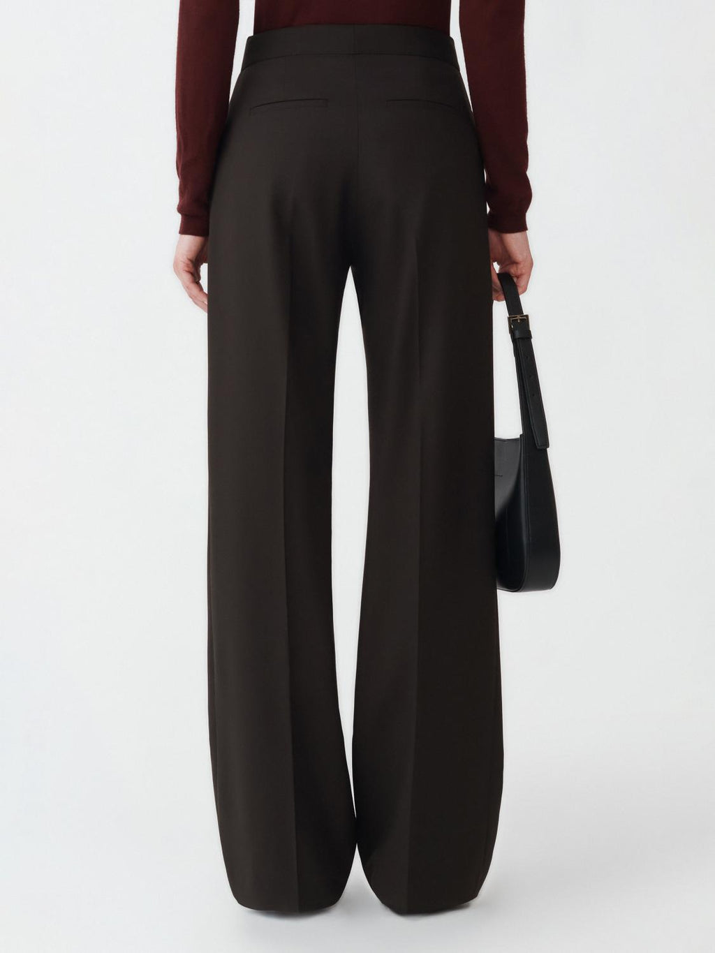 Fabiana Filippi Bistretch Wool Low Waist Trousers - Brown
