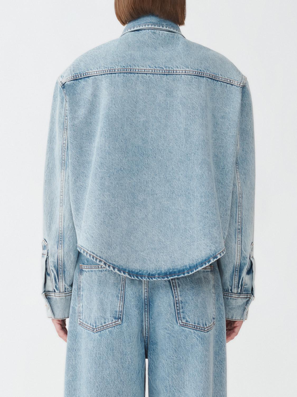 Fabiana Filippi Denim Shirt Jacket - Light Blue