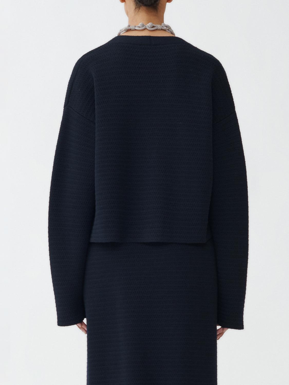 Fabiana Filippi Mat Stitch Cardigan - Navy Blue