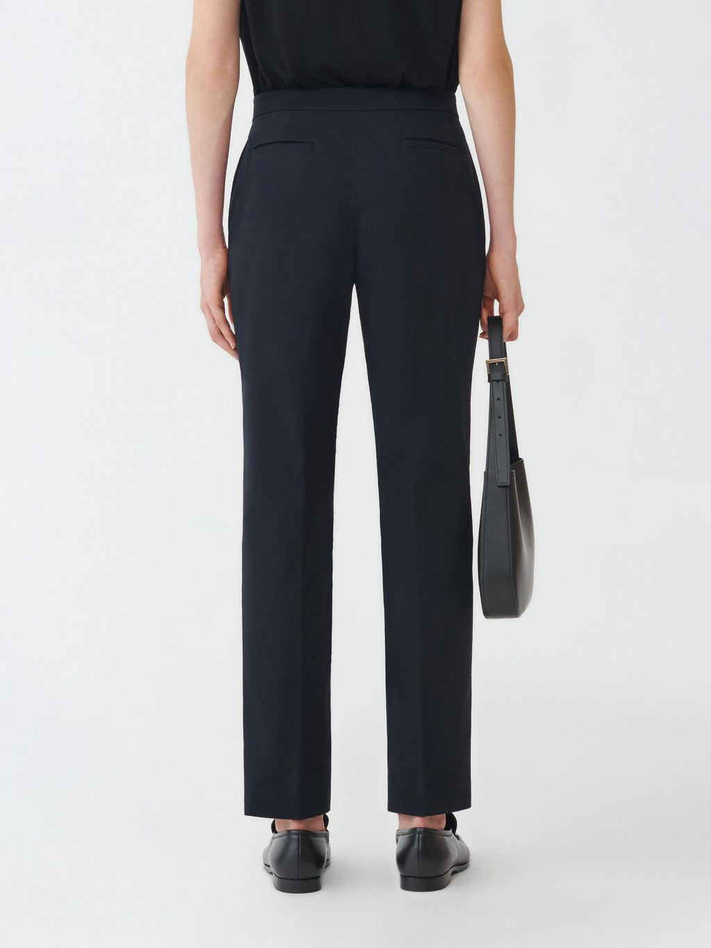Fabiana Filippi Cotton Gabardine Regular Fit Trousers - Blue