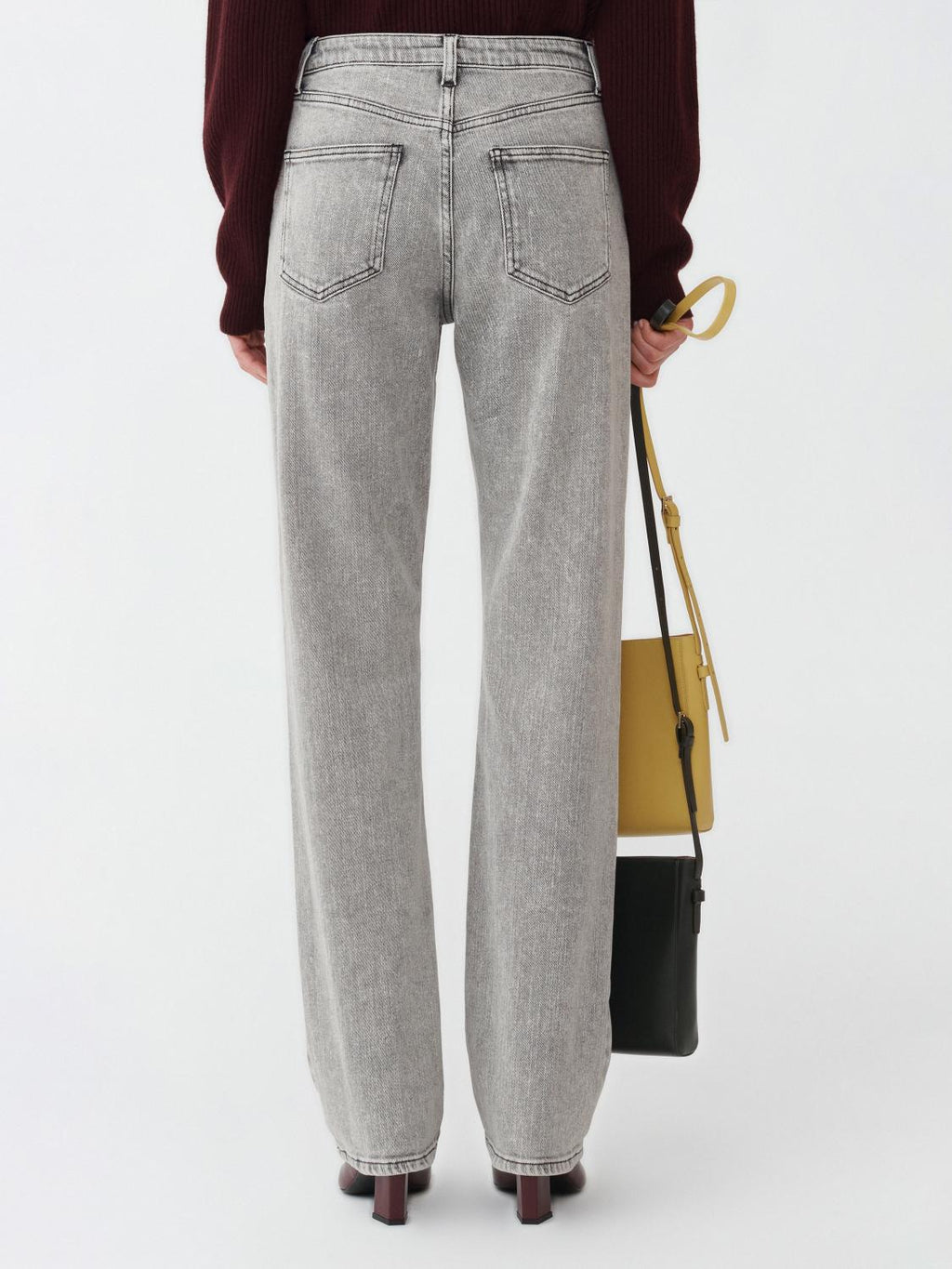 Fabiana Filippi Gray 5-Pocket Denim Trousers - Gray