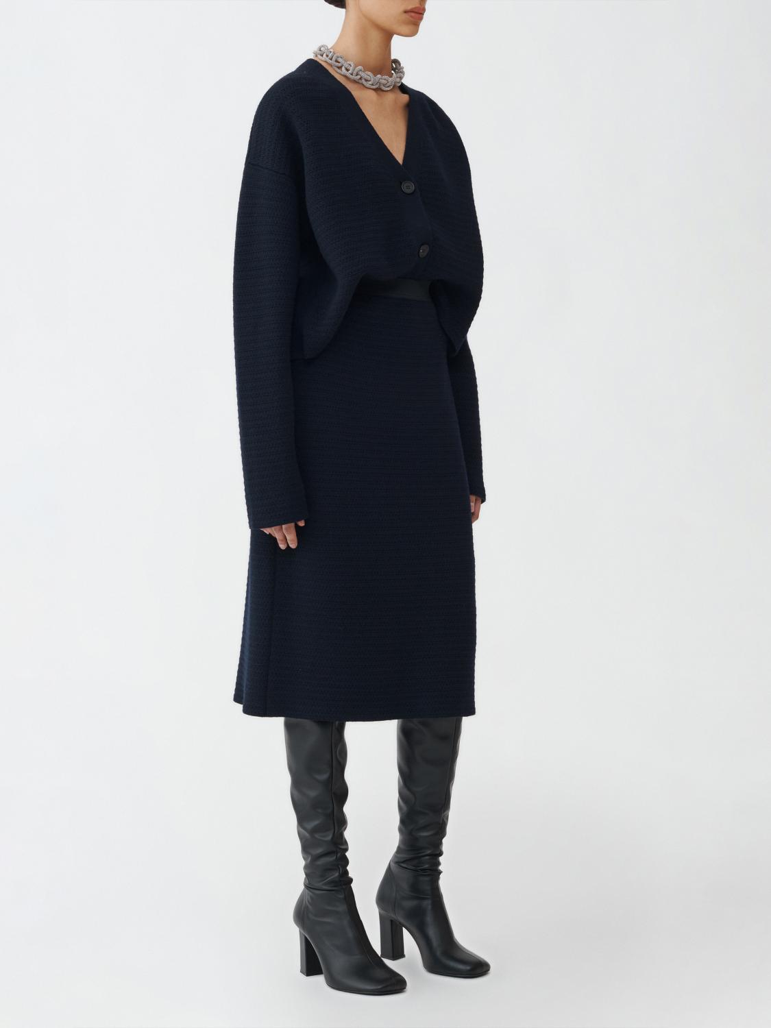 Fabiana Filippi Mat Stitch Cardigan - Navy Blue