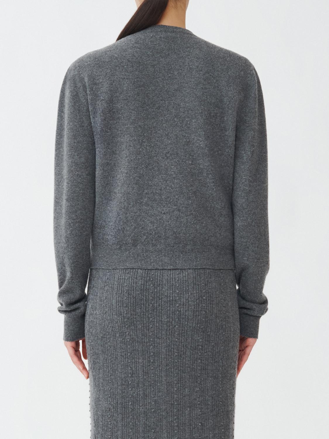 Fabiana Filippi Bubble Stitch Slim Fit Cardigan - Grey