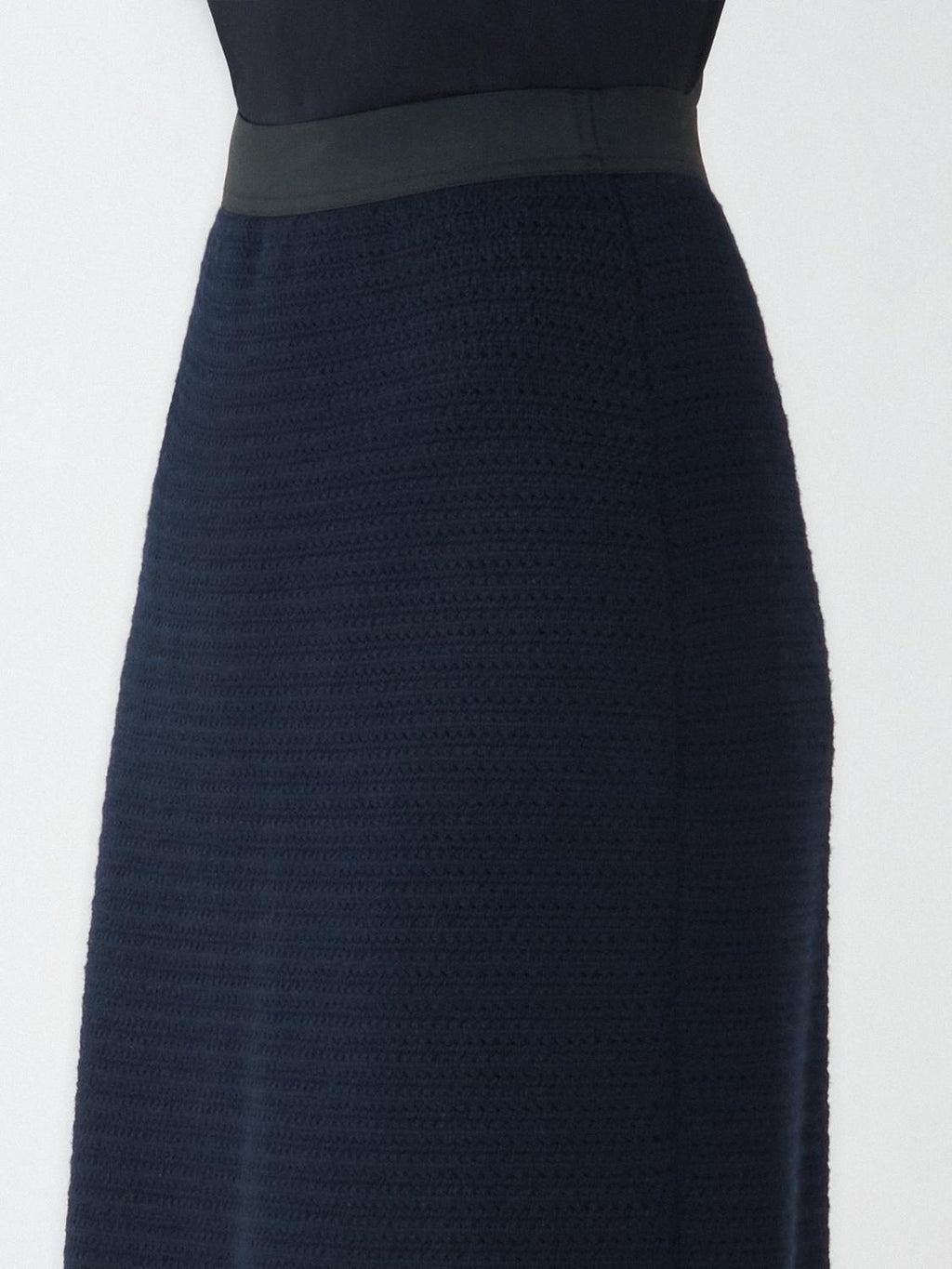 Fabiana Filippi Mat Stitch Skirt - Blue