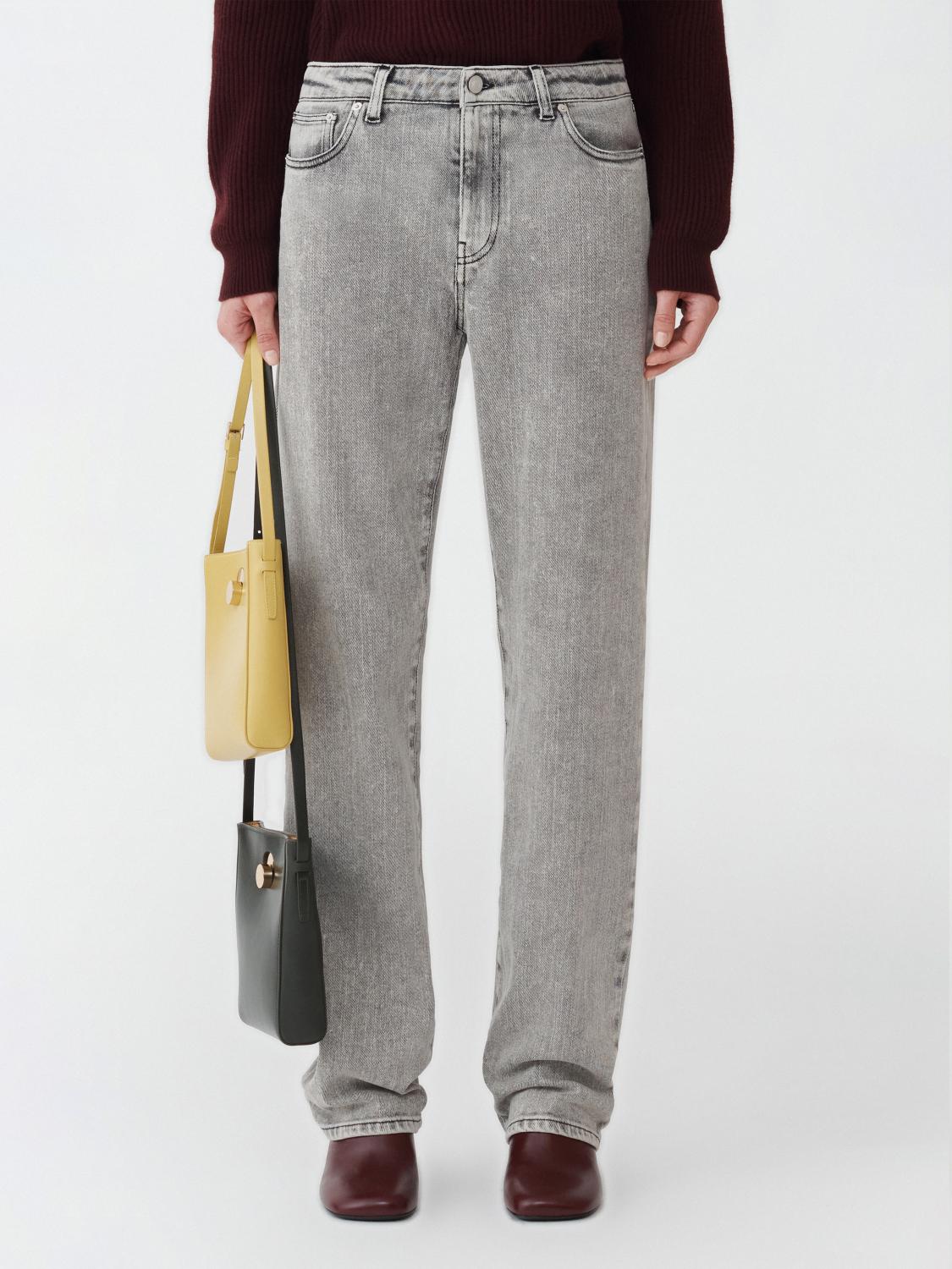 Fabiana Filippi Gray 5-Pocket Denim Trousers - Gray