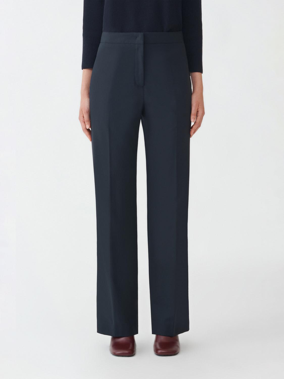 Fabiana Filippi Bistretch Wool Low Waist Trousers - Blue