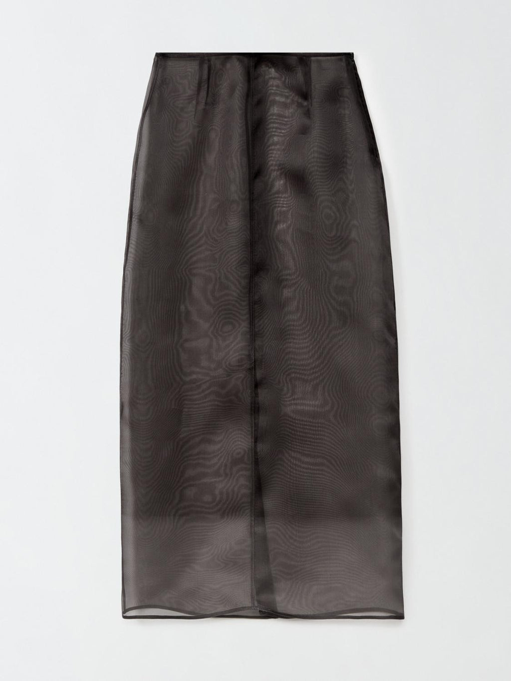 Fabiana Filippi Satin Organza Pencil Skirt - Grey