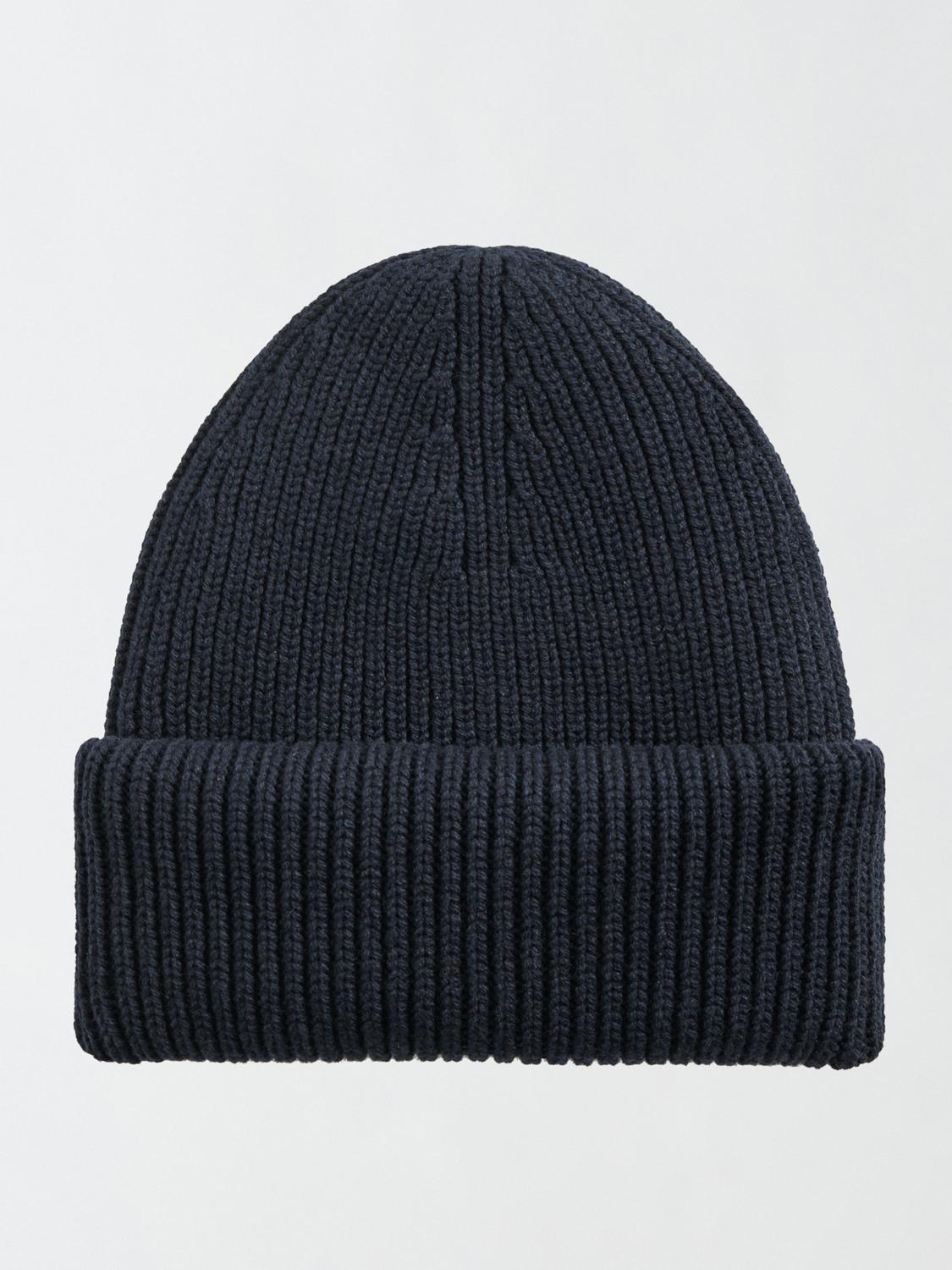 Fabiana Filippi Platinum Yarn Knit Hat - Blue-Size U