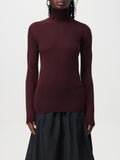 Fabiana Filippi Cashmere-Silk Turtleneck Sweater - Burgundy