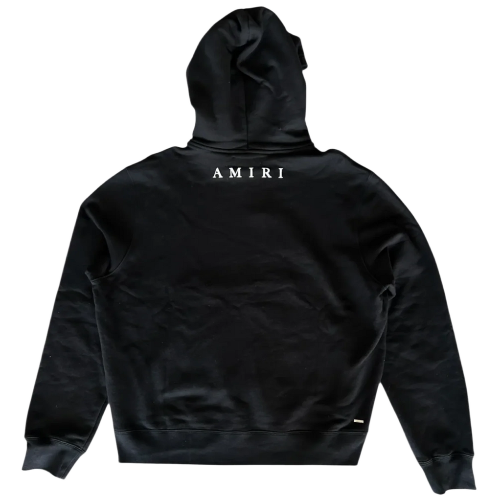 Amiri Micro MA Bar Hoodie - Black