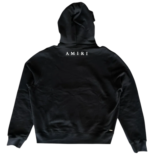 Amiri Micro MA Bar Hoodie - Black