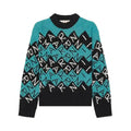 Marni 3D Blocks Logo Knit Wool Sweater - Black