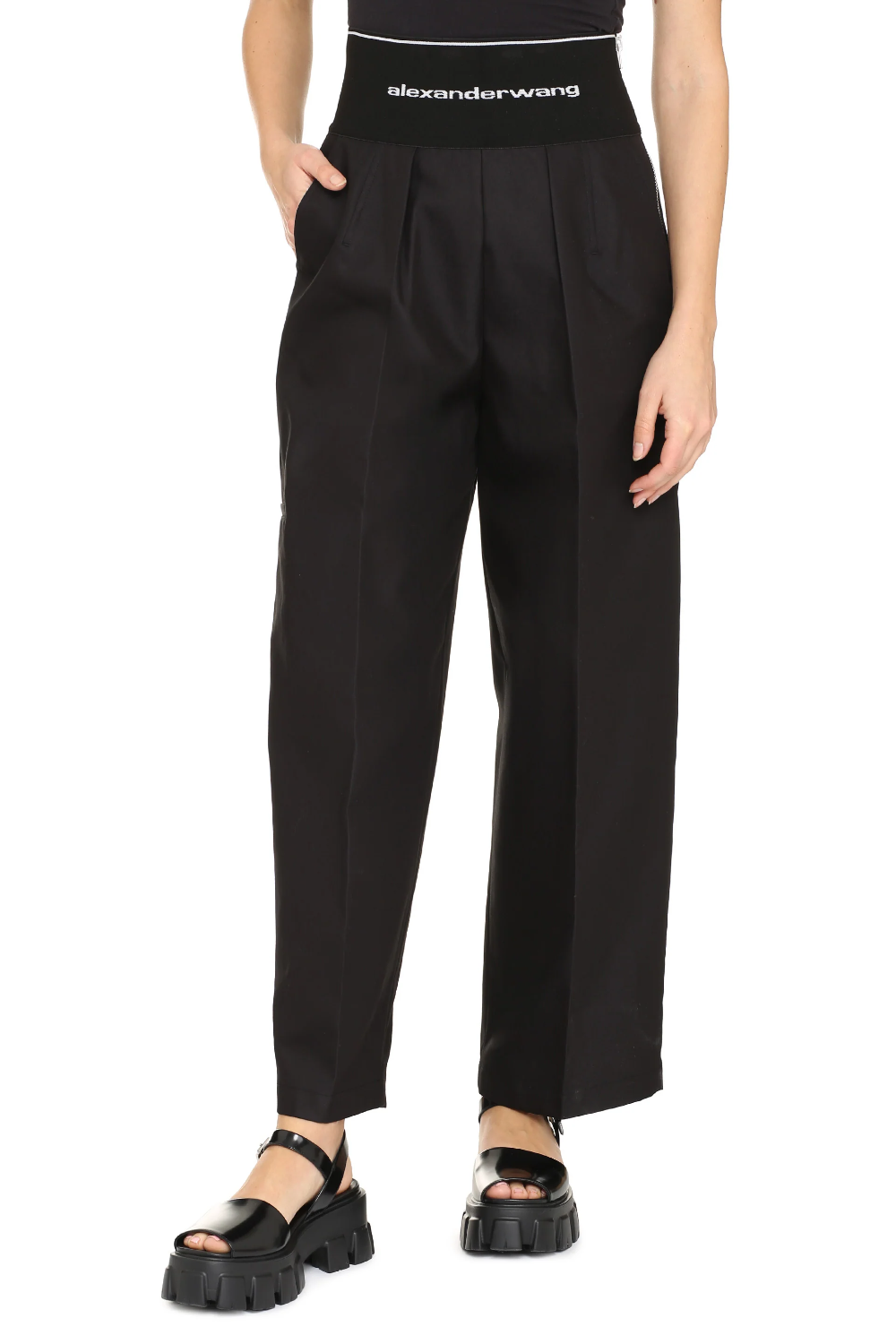 Alexander Wang Women's Tailored Trousers in Black – Size 4