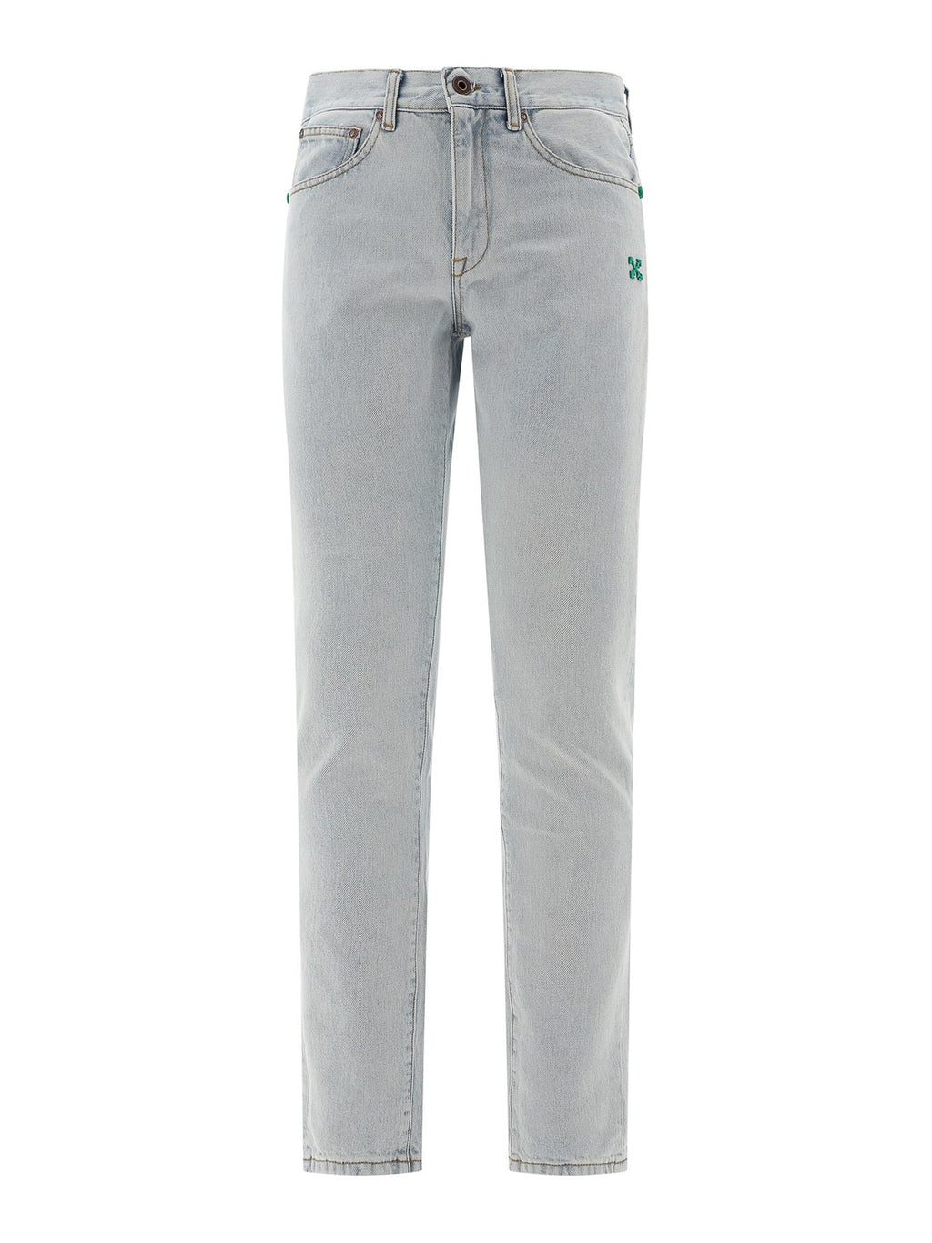 Off-White Men's Designer Jeans in Light Indigo – Size 33