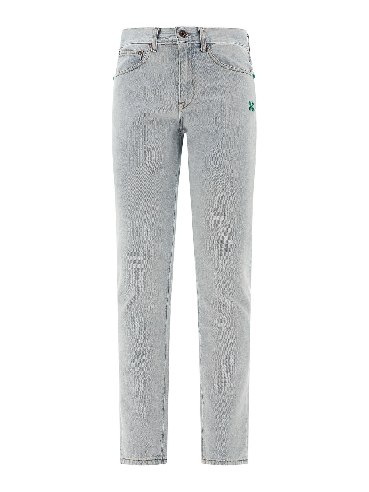 Off-White Men's Designer Jeans in Light Indigo – Size 33