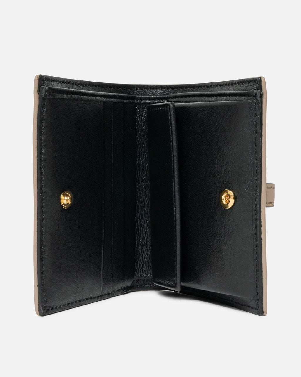 Marni Prisma Billfold Leather Wallet - Cork Beige