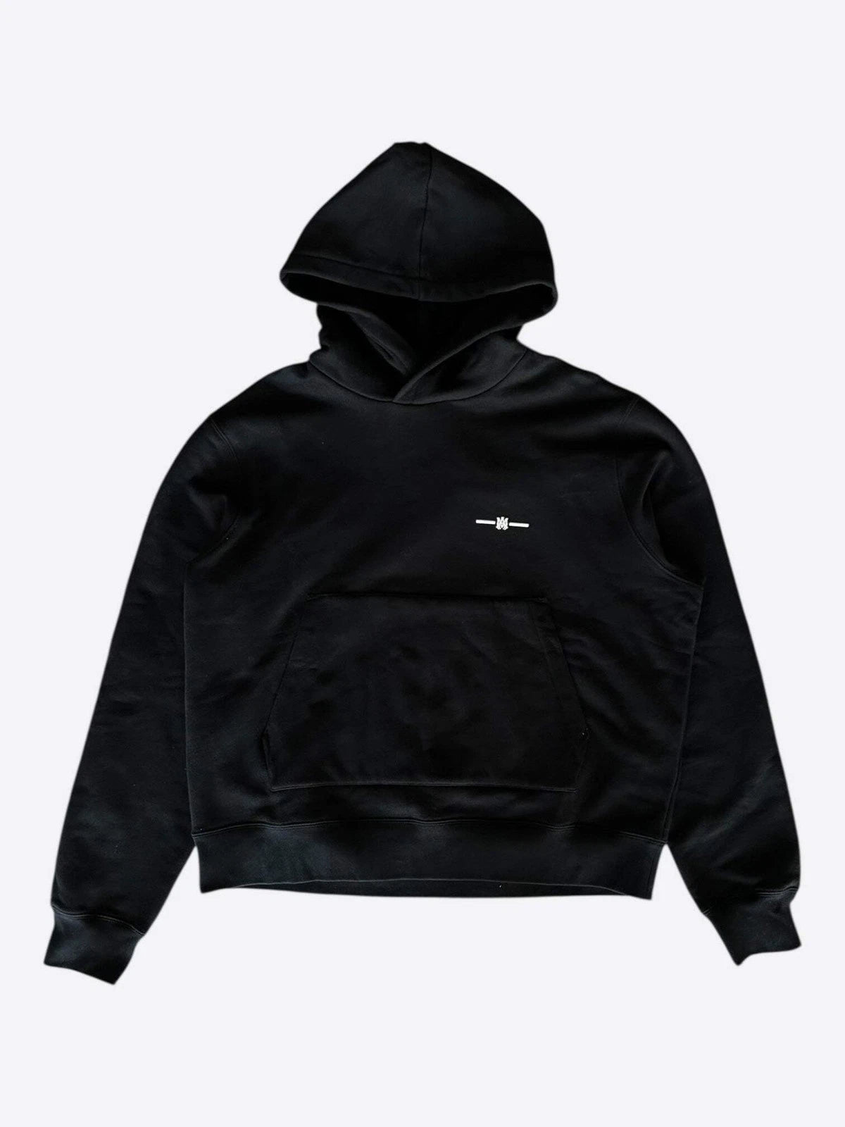 Amiri Micro MA Bar Hoodie - Black